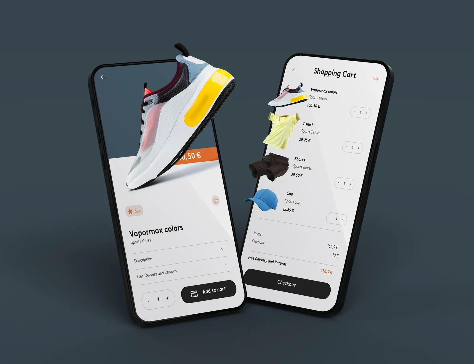 Anteprima di sito e-commerce su schermo
